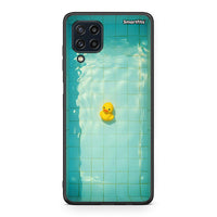 Thumbnail for Samsung M32 4G Yellow Duck θήκη από τη Smartfits με σχέδιο στο πίσω μέρος και μαύρο περίβλημα | Smartphone case with colorful back and black bezels by Smartfits