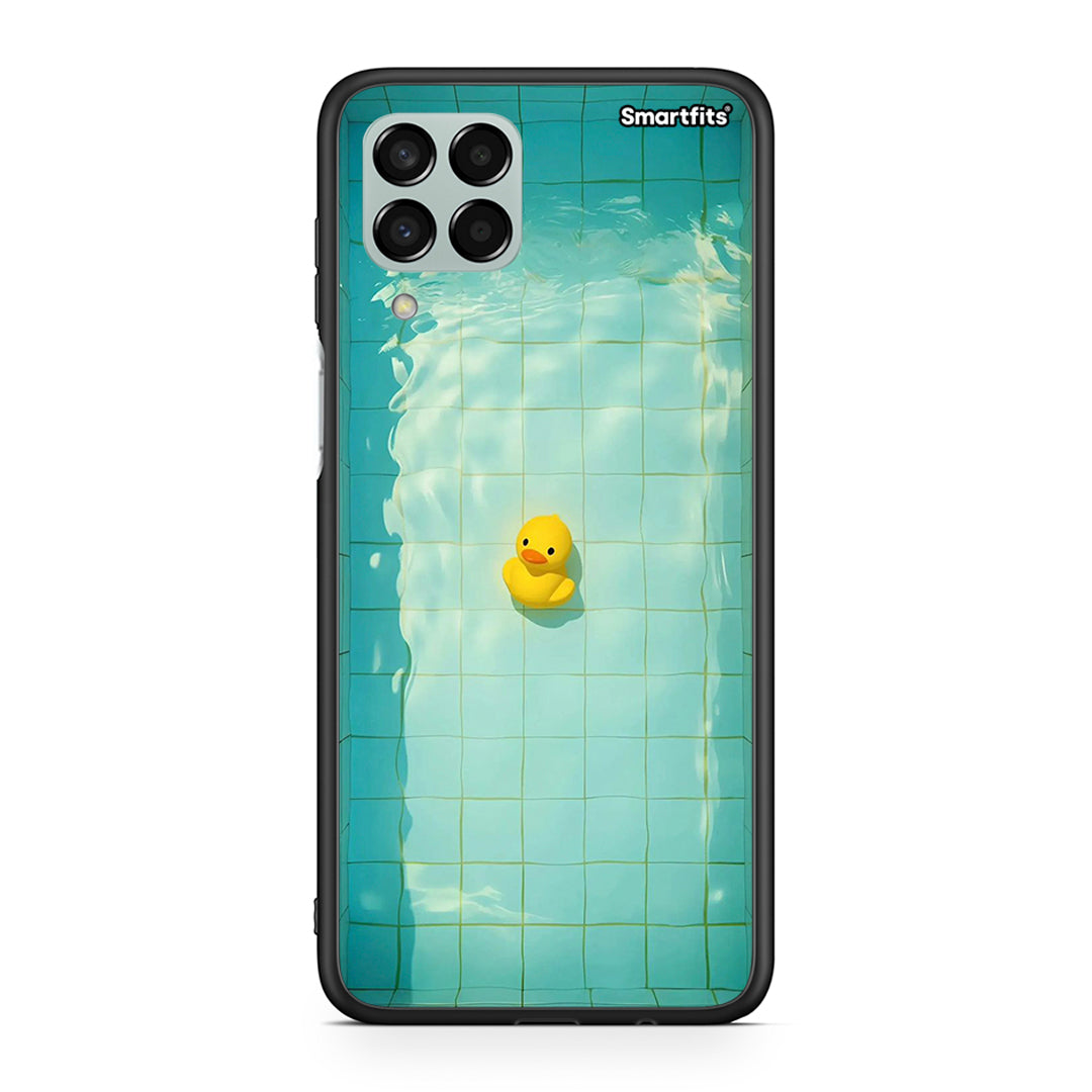 Samsung M33 Yellow Duck θήκη από τη Smartfits με σχέδιο στο πίσω μέρος και μαύρο περίβλημα | Smartphone case with colorful back and black bezels by Smartfits