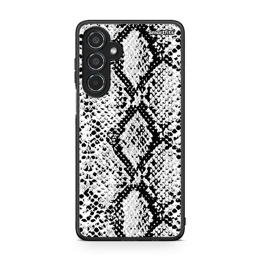 24 - Samsung Galaxy M35 5G White Snake Animal case, cover, bumper