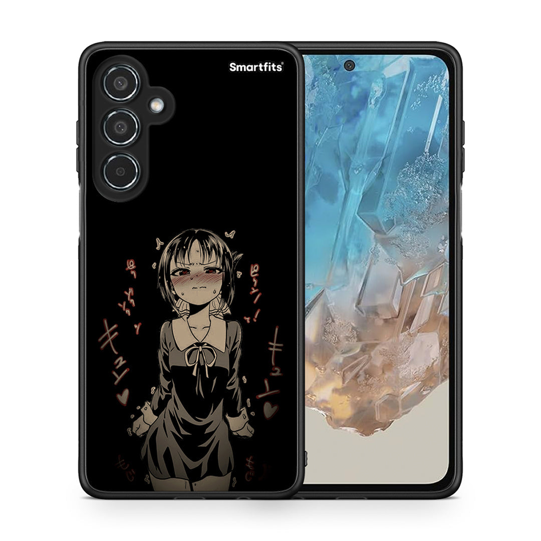 Θήκη Samsung Galaxy M35 5G Anime Girl από τη Smartfits με σχέδιο στο πίσω μέρος και μαύρο περίβλημα | Samsung Galaxy M35 5G Anime Girl case with colorful back and black bezels