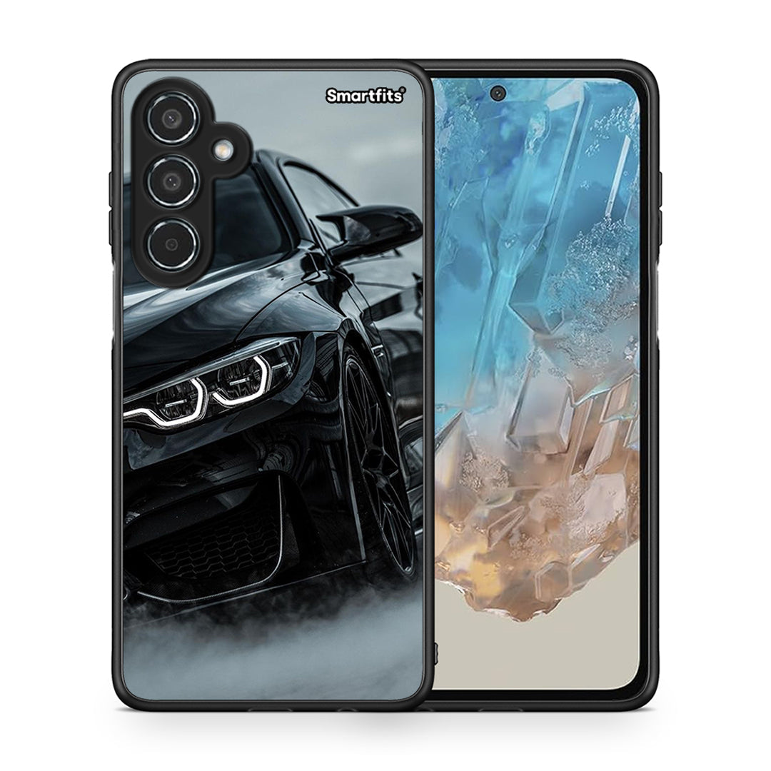 Θήκη Samsung Galaxy M35 5G Black BMW από τη Smartfits με σχέδιο στο πίσω μέρος και μαύρο περίβλημα | Samsung Galaxy M35 5G Black BMW case with colorful back and black bezels