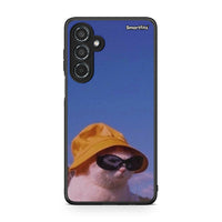 Thumbnail for Samsung Galaxy M35 5G Cat Diva θήκη από τη Smartfits με σχέδιο στο πίσω μέρος και μαύρο περίβλημα | Smartphone case with colorful back and black bezels by Smartfits