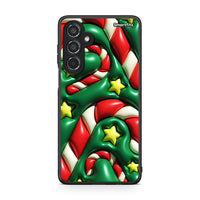 Thumbnail for Samsung Galaxy M35 5G Christmas Bubbles θήκη από τη Smartfits με σχέδιο στο πίσω μέρος και μαύρο περίβλημα | Smartphone case with colorful back and black bezels by Smartfits