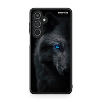 Thumbnail for Samsung Galaxy M35 5G Dark Wolf θήκη από τη Smartfits με σχέδιο στο πίσω μέρος και μαύρο περίβλημα | Smartphone case with colorful back and black bezels by Smartfits