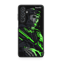 Thumbnail for Samsung Galaxy M35 5G Green Soldier Θήκη Αγίου Βαλεντίνου από τη Smartfits με σχέδιο στο πίσω μέρος και μαύρο περίβλημα | Smartphone case with colorful back and black bezels by Smartfits