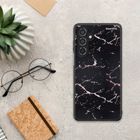 Thumbnail for Marble Black Rosegold - Samsung Galaxy M35 5G θήκη