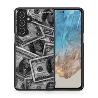 Thumbnail for Θήκη Samsung Galaxy M35 5G Money Dollars από τη Smartfits με σχέδιο στο πίσω μέρος και μαύρο περίβλημα | Samsung Galaxy M35 5G Money Dollars case with colorful back and black bezels