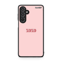 Thumbnail for Samsung Galaxy M35 5G XOXO Love θήκη από τη Smartfits με σχέδιο στο πίσω μέρος και μαύρο περίβλημα | Smartphone case with colorful back and black bezels by Smartfits