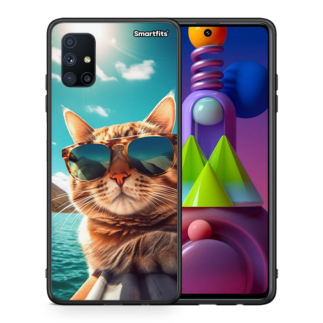 Summer Cat - Samsung Galaxy M51 case