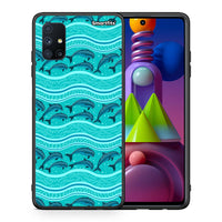 Thumbnail for Swimming Dolphins - Samsung Galaxy M51 case