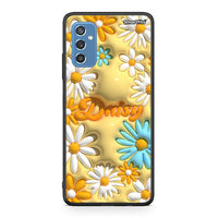 Thumbnail for Samsung M52 5G Bubble Daisies θήκη από τη Smartfits με σχέδιο στο πίσω μέρος και μαύρο περίβλημα | Smartphone case with colorful back and black bezels by Smartfits