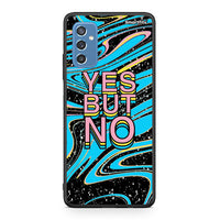 Thumbnail for Samsung M52 5G Yes But No θήκη από τη Smartfits με σχέδιο στο πίσω μέρος και μαύρο περίβλημα | Smartphone case with colorful back and black bezels by Smartfits