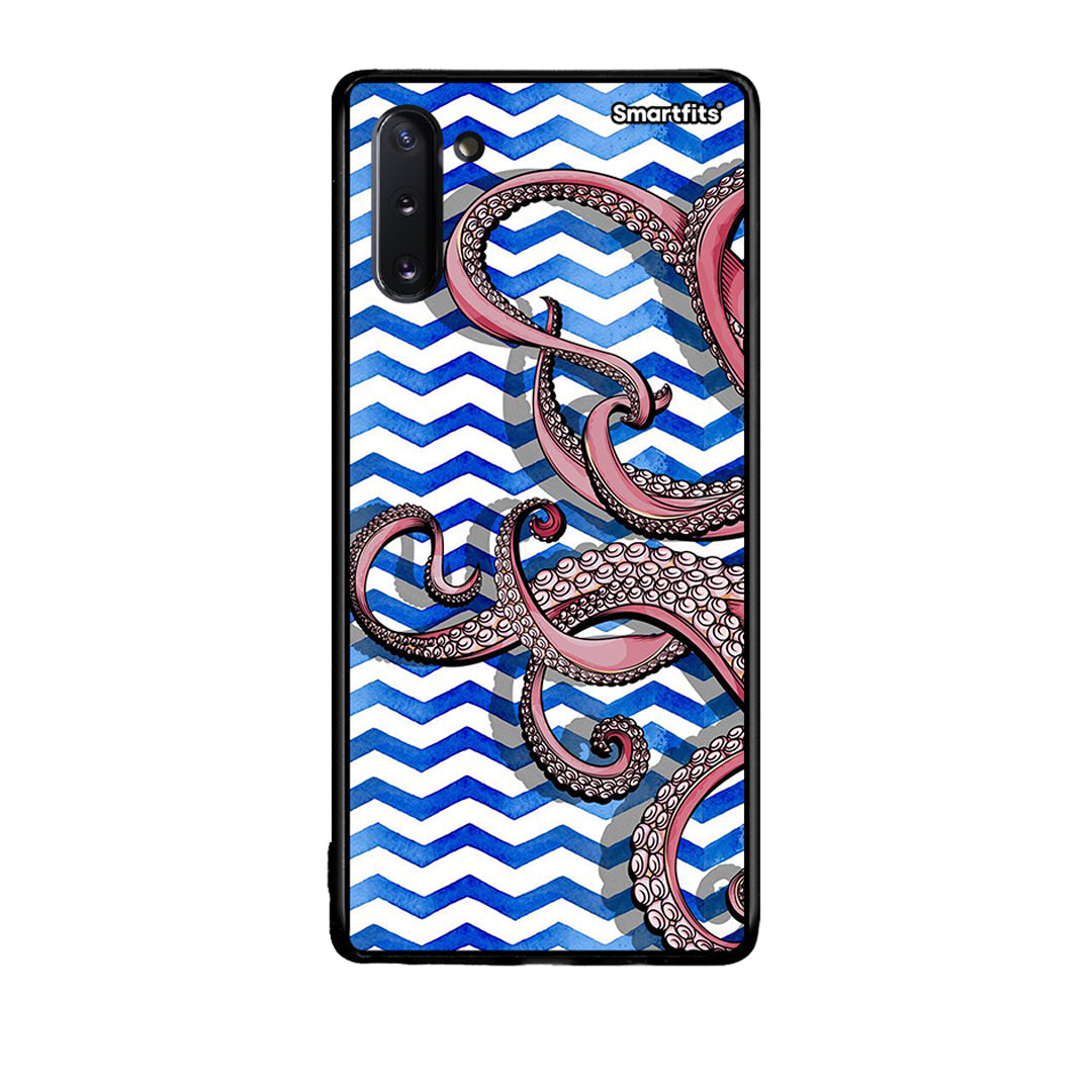 Samsung Note 10 Chevron Devilfish θήκη από τη Smartfits με σχέδιο στο πίσω μέρος και μαύρο περίβλημα | Smartphone case with colorful back and black bezels by Smartfits