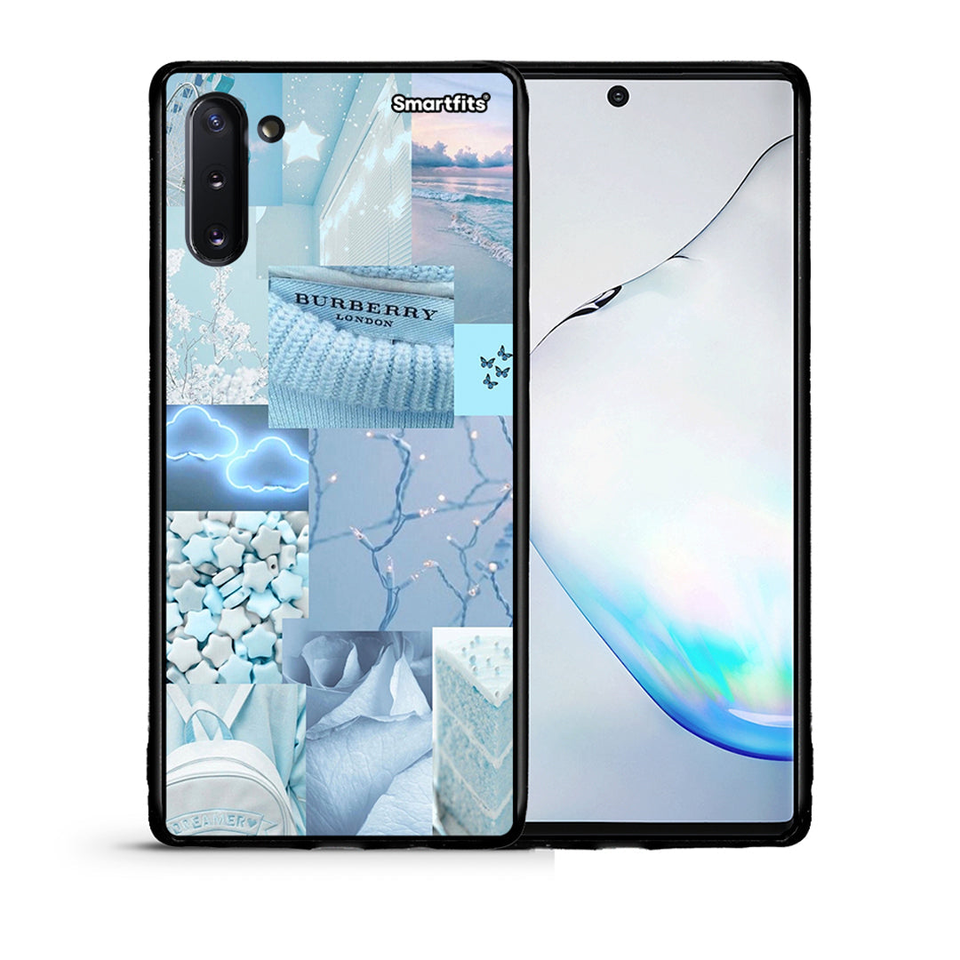 Θήκη Samsung Note 10 Ciel Aesthetic Collage από τη Smartfits με σχέδιο στο πίσω μέρος και μαύρο περίβλημα | Samsung Note 10 Ciel Aesthetic Collage case with colorful back and black bezels