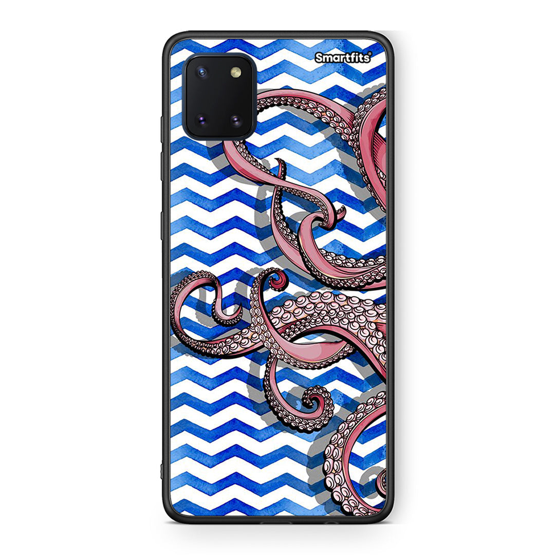 Samsung Note 10 Lite Chevron Devilfish θήκη από τη Smartfits με σχέδιο στο πίσω μέρος και μαύρο περίβλημα | Smartphone case with colorful back and black bezels by Smartfits