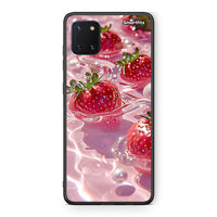 Thumbnail for Samsung Note 10 Lite Juicy Strawberries θήκη από τη Smartfits με σχέδιο στο πίσω μέρος και μαύρο περίβλημα | Smartphone case with colorful back and black bezels by Smartfits