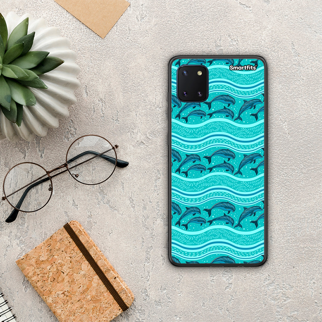 Swimming Dolphins - Samsung Galaxy Note 10 Lite Case