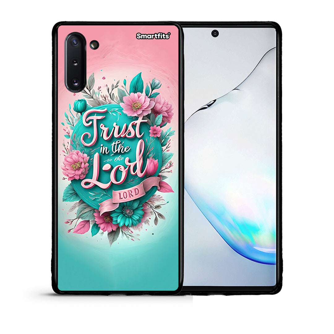 Θήκη Samsung Note 10 Lord Trust από τη Smartfits με σχέδιο στο πίσω μέρος και μαύρο περίβλημα | Samsung Note 10 Lord Trust case with colorful back and black bezels