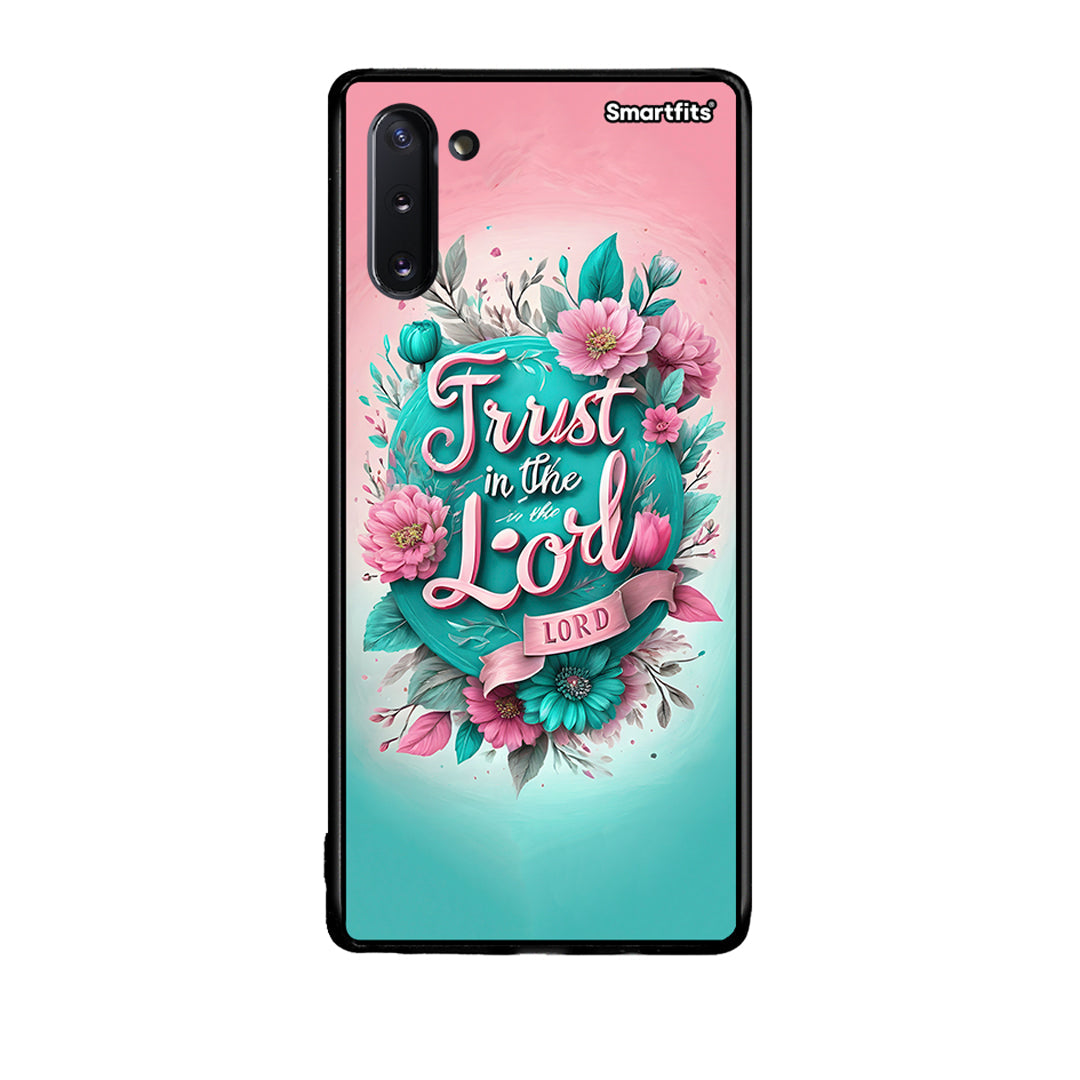 Samsung Note 10 Lord Trust θήκη από τη Smartfits με σχέδιο στο πίσω μέρος και μαύρο περίβλημα | Smartphone case with colorful back and black bezels by Smartfits