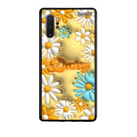 Thumbnail for Samsung Note 10+ Bubble Daisies θήκη από τη Smartfits με σχέδιο στο πίσω μέρος και μαύρο περίβλημα | Smartphone case with colorful back and black bezels by Smartfits