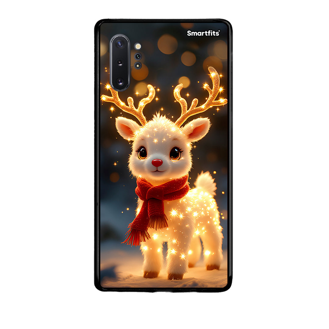 Samsung Note 10+ Christmas Cutie θήκη από τη Smartfits με σχέδιο στο πίσω μέρος και μαύρο περίβλημα | Smartphone case with colorful back and black bezels by Smartfits