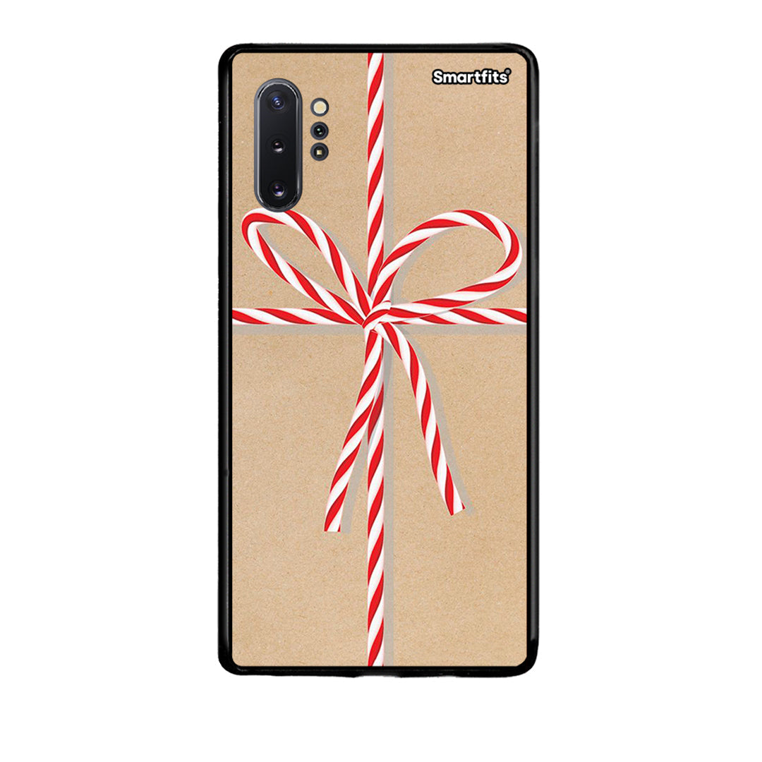 Samsung Note 10+ Christmas Gift θήκη από τη Smartfits με σχέδιο στο πίσω μέρος και μαύρο περίβλημα | Smartphone case with colorful back and black bezels by Smartfits