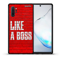 Thumbnail for Θήκη Samsung Note 10+ Like A Boss από τη Smartfits με σχέδιο στο πίσω μέρος και μαύρο περίβλημα | Samsung Note 10+ Like A Boss case with colorful back and black bezels