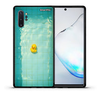 Thumbnail for Θήκη Samsung Note 10+ Yellow Duck από τη Smartfits με σχέδιο στο πίσω μέρος και μαύρο περίβλημα | Samsung Note 10+ Yellow Duck case with colorful back and black bezels