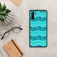 Thumbnail for Swimming Dolphins - Samsung Galaxy Note 10 case