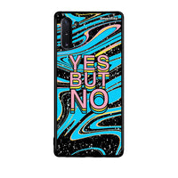 Thumbnail for Samsung Note 10 Yes But No θήκη από τη Smartfits με σχέδιο στο πίσω μέρος και μαύρο περίβλημα | Smartphone case with colorful back and black bezels by Smartfits