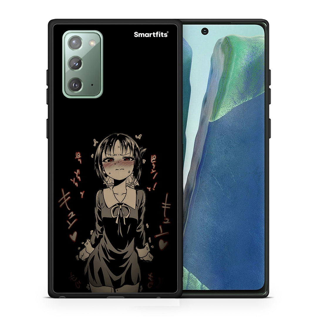 Θήκη Samsung Note 20 Anime Girl από τη Smartfits με σχέδιο στο πίσω μέρος και μαύρο περίβλημα | Samsung Note 20 Anime Girl case with colorful back and black bezels