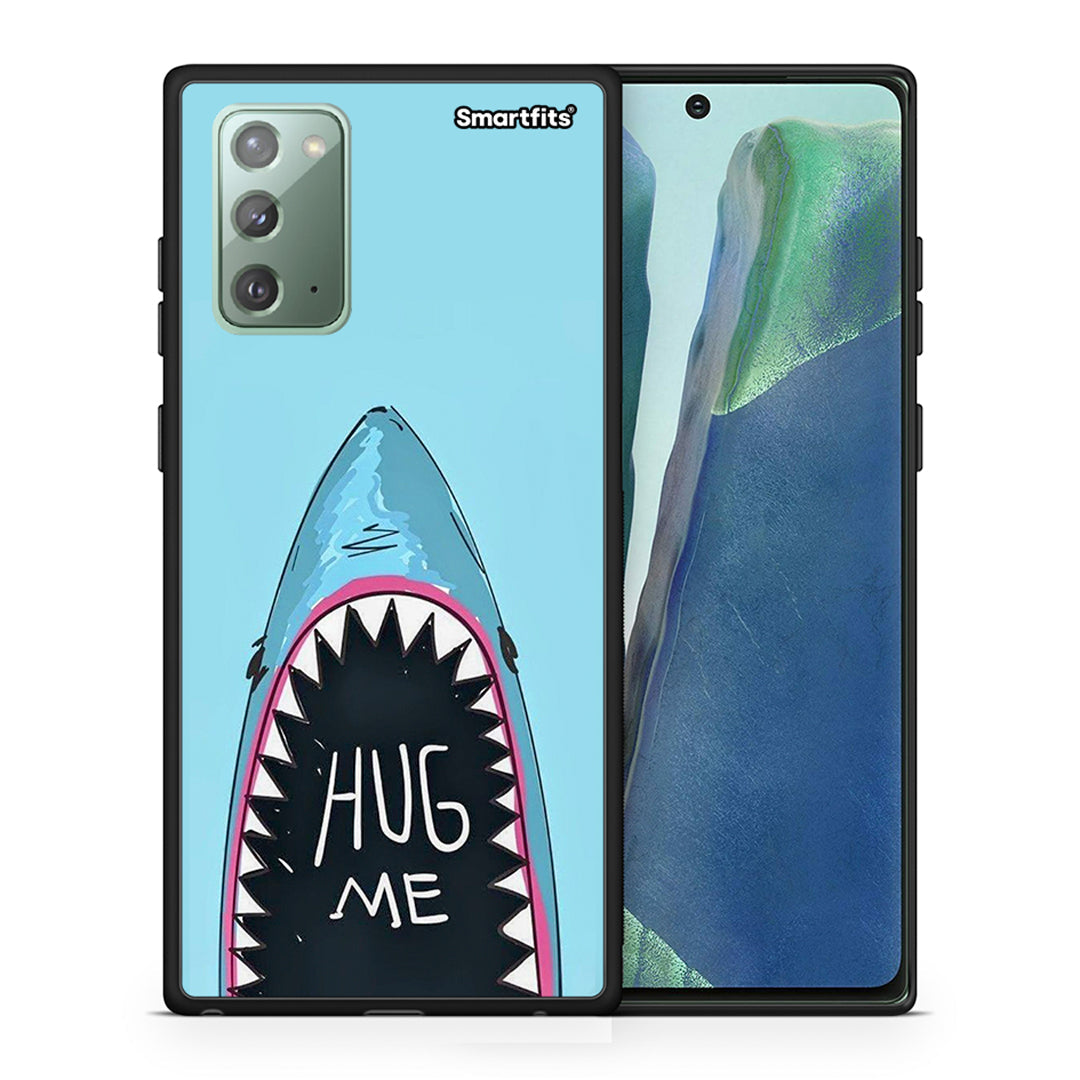 Θήκη Samsung Note 20 Hug Me από τη Smartfits με σχέδιο στο πίσω μέρος και μαύρο περίβλημα | Samsung Note 20 Hug Me case with colorful back and black bezels