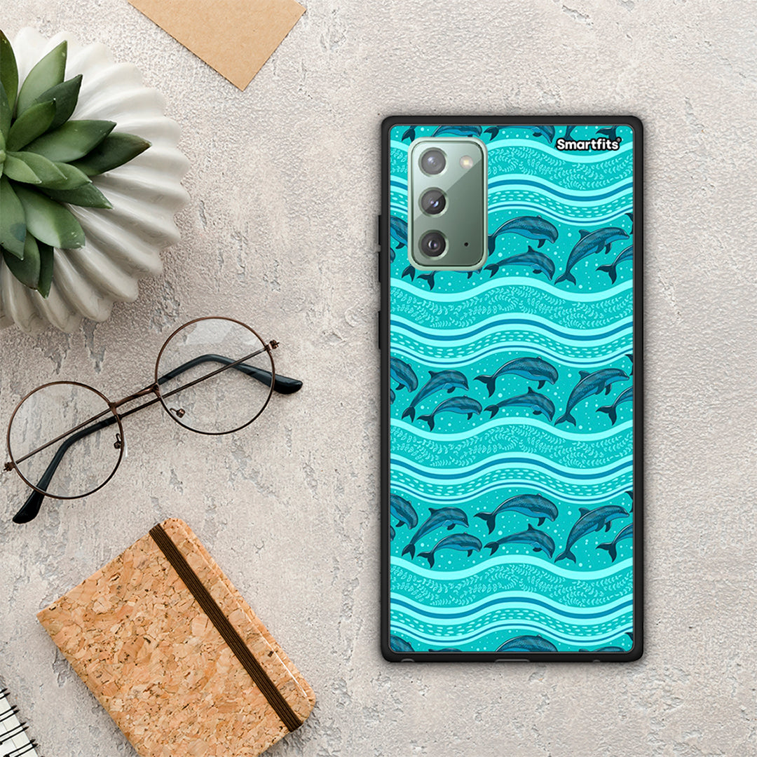 Swimming Dolphins - Samsung Galaxy Note 20 Case