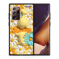 Thumbnail for Θήκη Samsung Note 20 Ultra Bubble Daisies από τη Smartfits με σχέδιο στο πίσω μέρος και μαύρο περίβλημα | Samsung Note 20 Ultra Bubble Daisies case with colorful back and black bezels