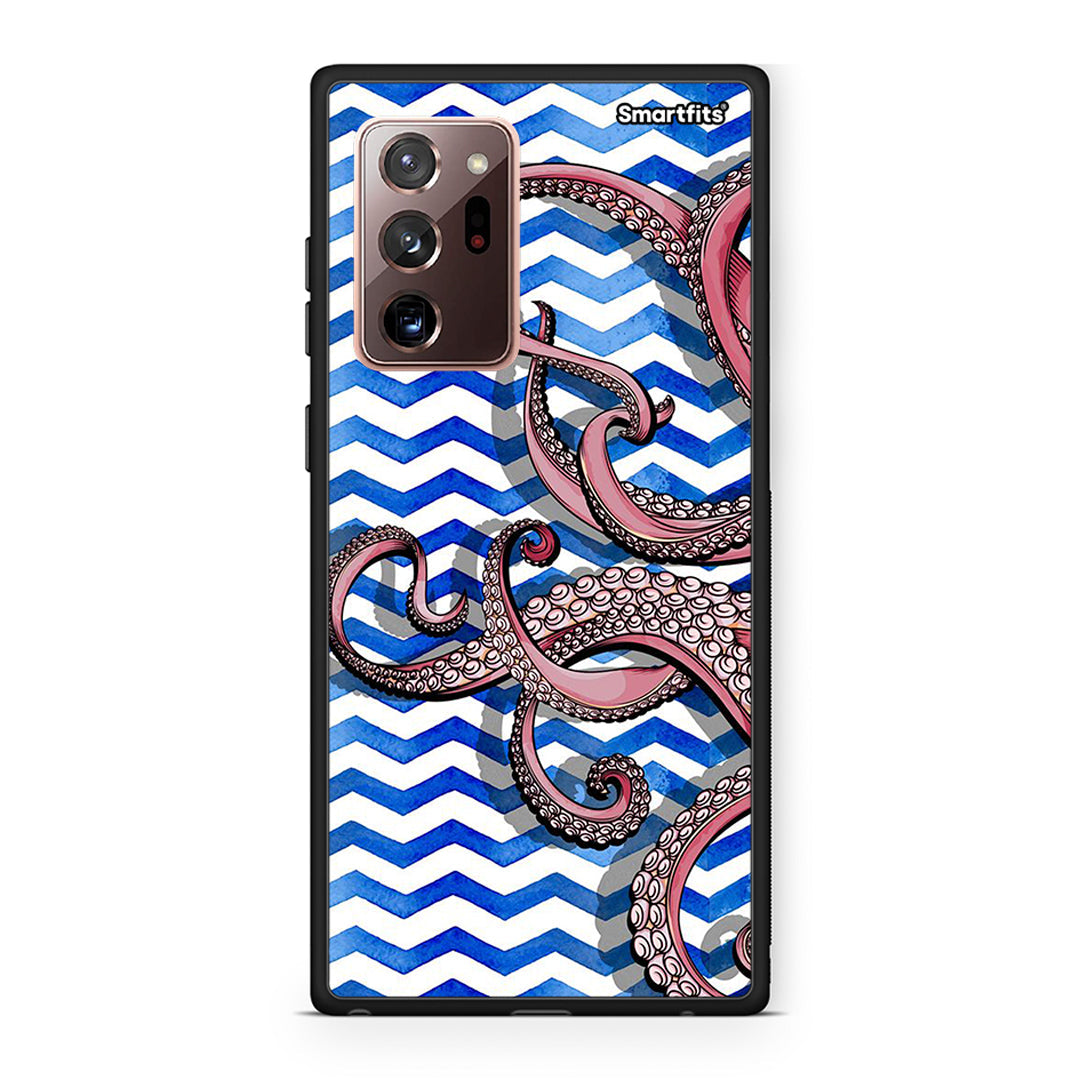 Samsung Note 20 Ultra Chevron Devilfish θήκη από τη Smartfits με σχέδιο στο πίσω μέρος και μαύρο περίβλημα | Smartphone case with colorful back and black bezels by Smartfits