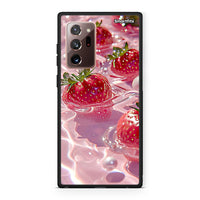 Thumbnail for Samsung Note 20 Ultra Juicy Strawberries θήκη από τη Smartfits με σχέδιο στο πίσω μέρος και μαύρο περίβλημα | Smartphone case with colorful back and black bezels by Smartfits