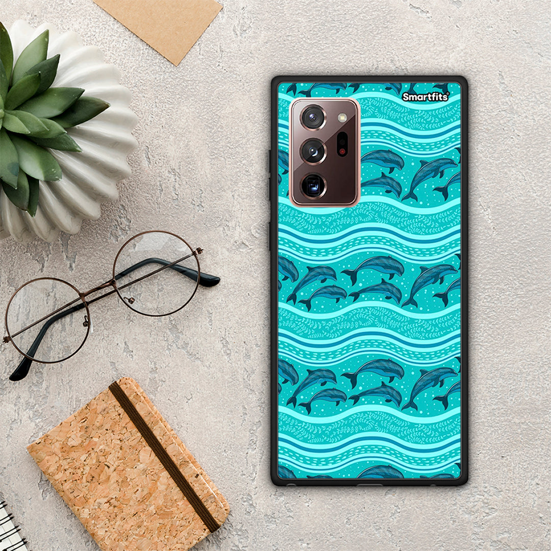 Swimming Dolphins - Samsung Galaxy Note 20 Ultra Case