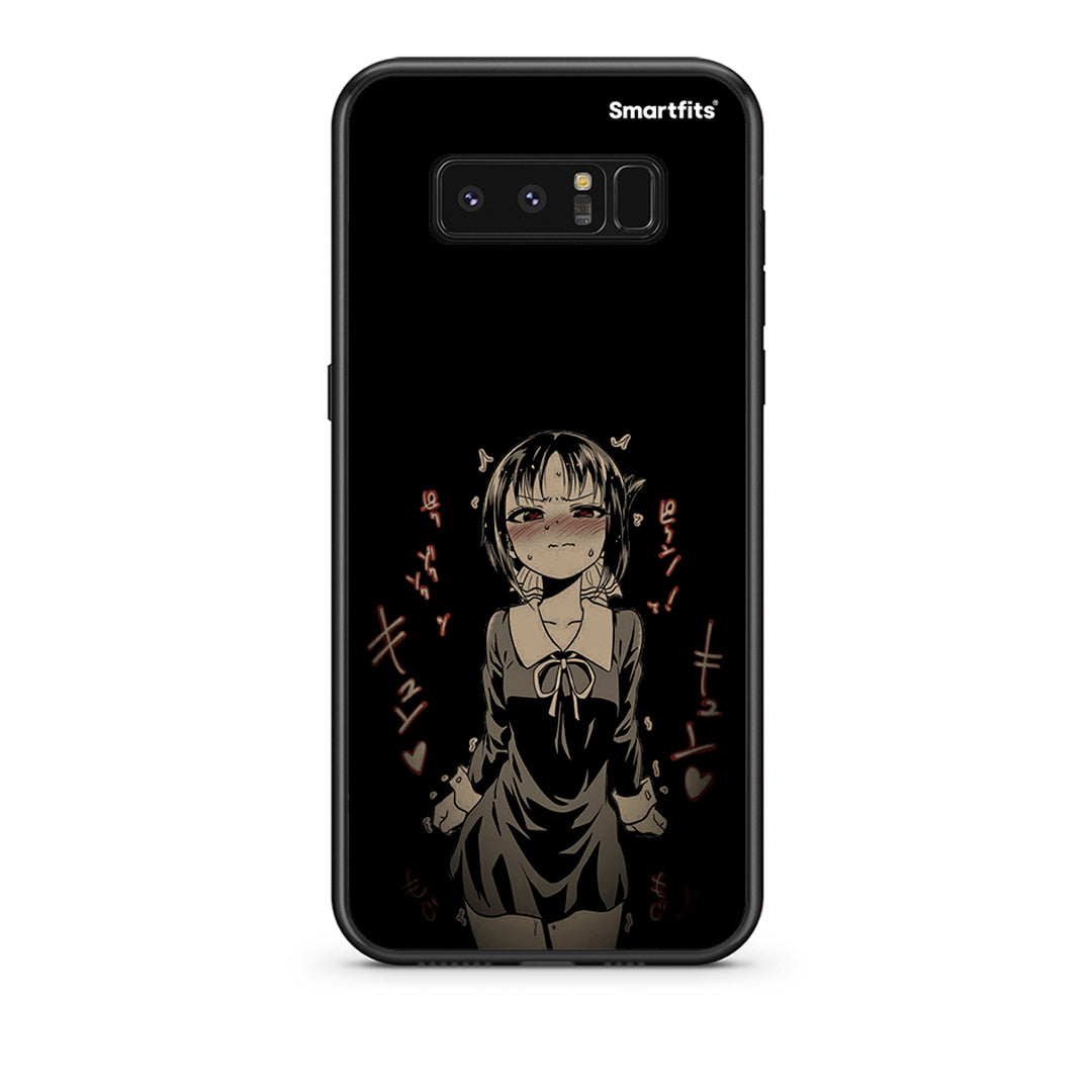 samsung note 8 Anime Girl θήκη από τη Smartfits με σχέδιο στο πίσω μέρος και μαύρο περίβλημα | Smartphone case with colorful back and black bezels by Smartfits