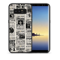 Thumbnail for Θήκη Samsung Note 8 Harry Paper από τη Smartfits με σχέδιο στο πίσω μέρος και μαύρο περίβλημα | Samsung Note 8 Harry Paper case with colorful back and black bezels