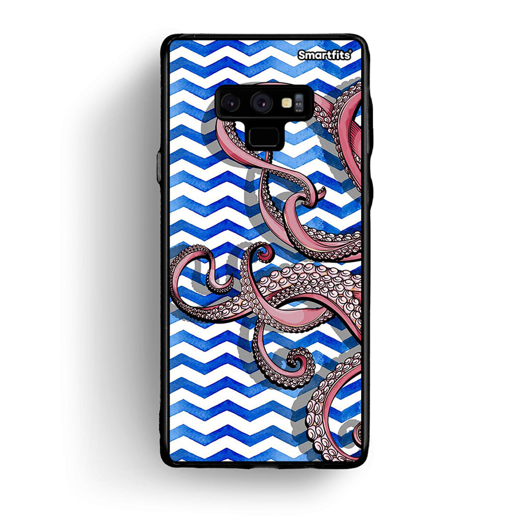 samsung note 9 Chevron Devilfish θήκη από τη Smartfits με σχέδιο στο πίσω μέρος και μαύρο περίβλημα | Smartphone case with colorful back and black bezels by Smartfits