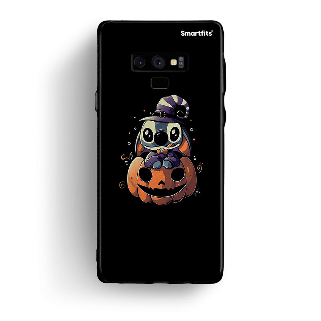 samsung note 9 Halloween Stitch θήκη από τη Smartfits με σχέδιο στο πίσω μέρος και μαύρο περίβλημα | Smartphone case with colorful back and black bezels by Smartfits