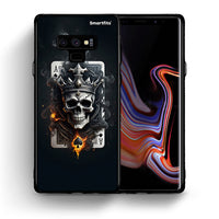 Thumbnail for Θήκη Samsung Note 9 Skull King Ace από τη Smartfits με σχέδιο στο πίσω μέρος και μαύρο περίβλημα | Samsung Note 9 Skull King Ace case with colorful back and black bezels