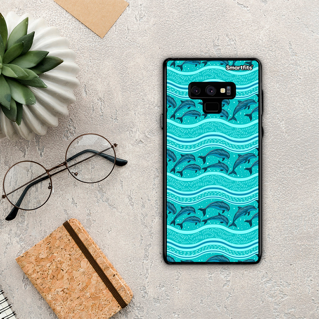 Swimming Dolphins - Samsung Galaxy Note 9 case