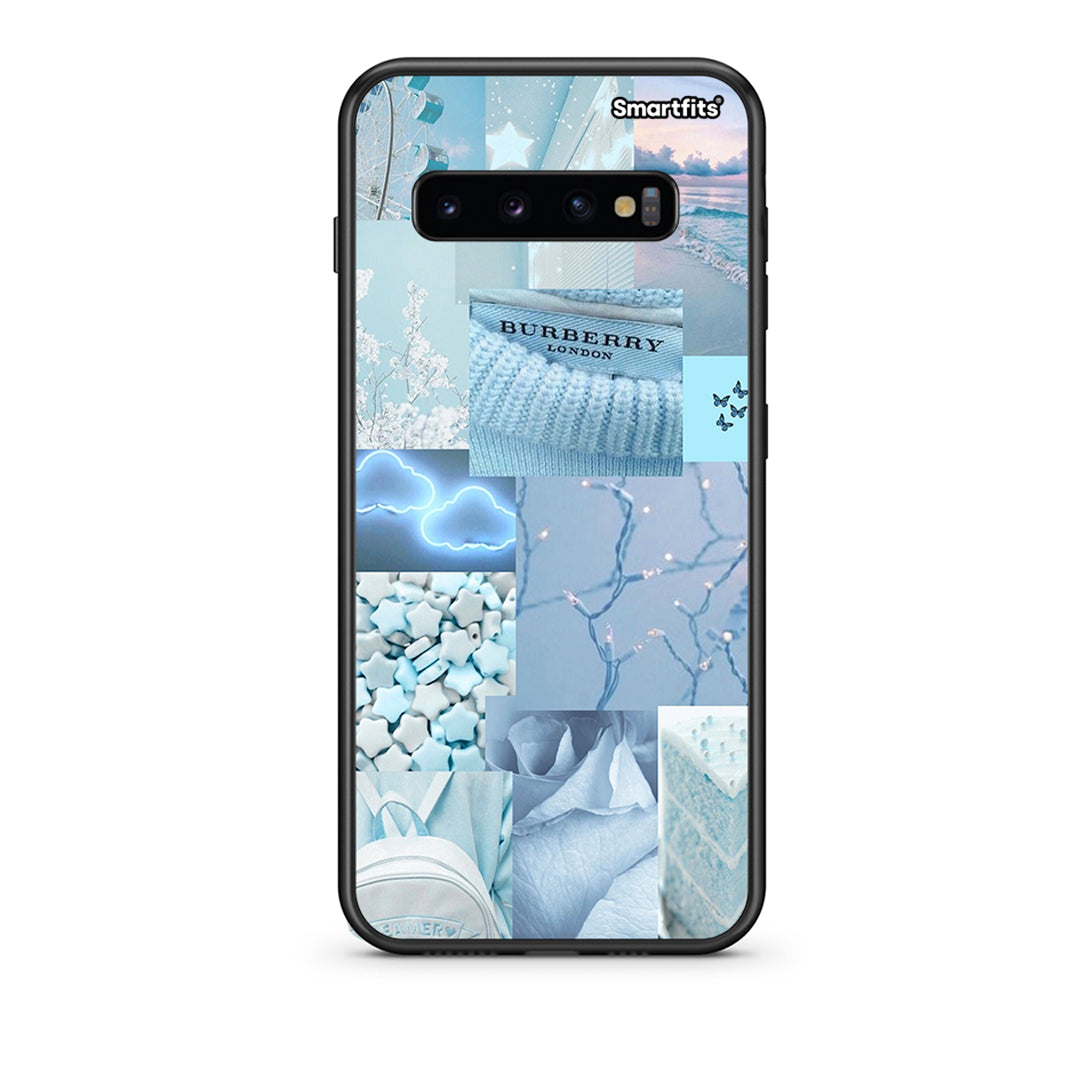 samsung s10 plus Ciel Aesthetic Collage θήκη από τη Smartfits με σχέδιο στο πίσω μέρος και μαύρο περίβλημα | Smartphone case with colorful back and black bezels by Smartfits