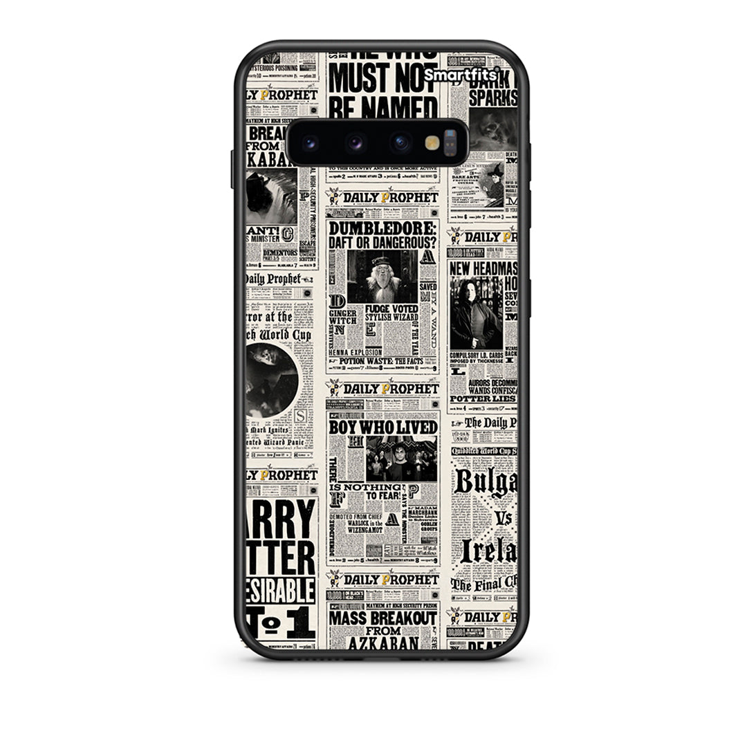 samsung s10 plus Harry Paper θήκη από τη Smartfits με σχέδιο στο πίσω μέρος και μαύρο περίβλημα | Smartphone case with colorful back and black bezels by Smartfits