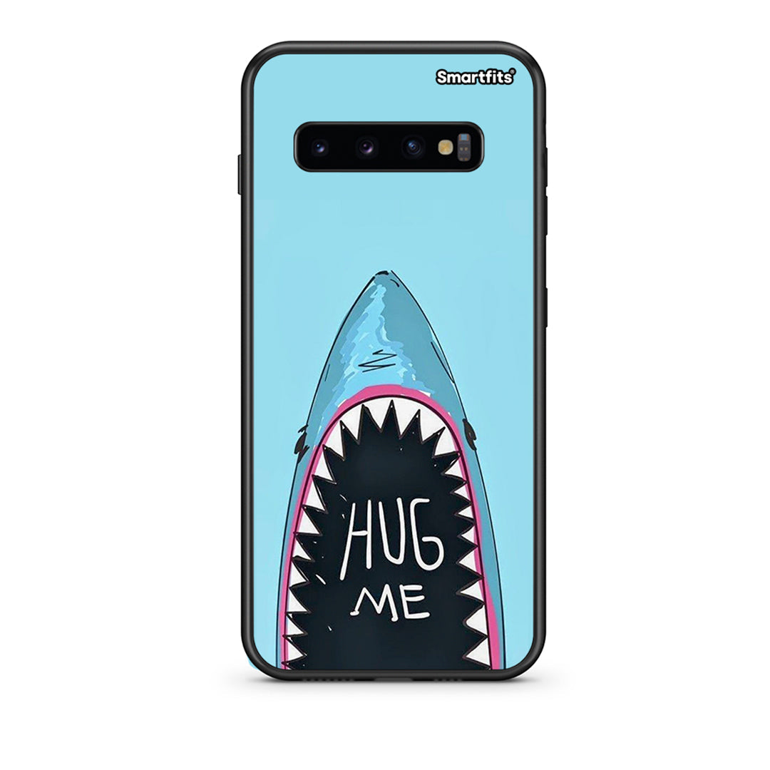 samsung s10 Hug Me θήκη από τη Smartfits με σχέδιο στο πίσω μέρος και μαύρο περίβλημα | Smartphone case with colorful back and black bezels by Smartfits