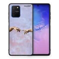 Thumbnail for Θήκη Samsung Galaxy S10 Lite Adam Hand από τη Smartfits με σχέδιο στο πίσω μέρος και μαύρο περίβλημα | Samsung Galaxy S10 Lite Adam Hand case with colorful back and black bezels