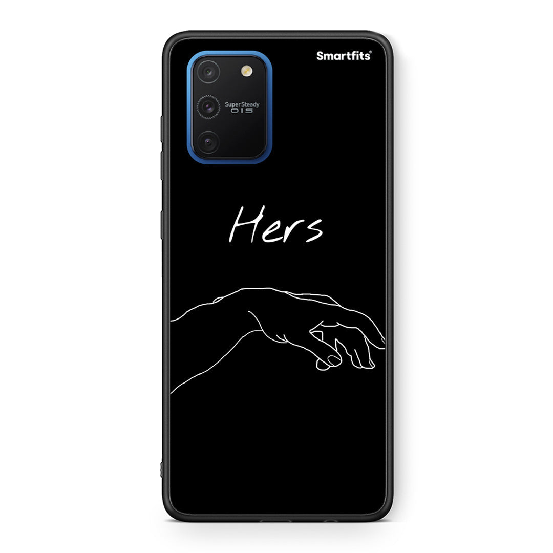 Samsung Galaxy S10 Lite Aeshetic Love 1 Θήκη Αγίου Βαλεντίνου από τη Smartfits με σχέδιο στο πίσω μέρος και μαύρο περίβλημα | Smartphone case with colorful back and black bezels by Smartfits