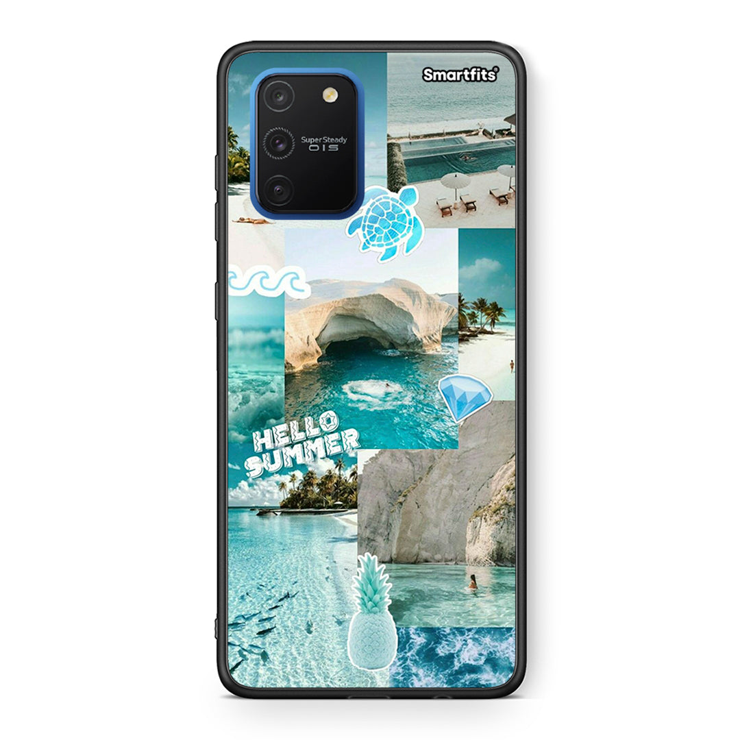 Samsung Galaxy S10 Lite Aesthetic Summer Θήκη από τη Smartfits με σχέδιο στο πίσω μέρος και μαύρο περίβλημα | Smartphone case with colorful back and black bezels by Smartfits