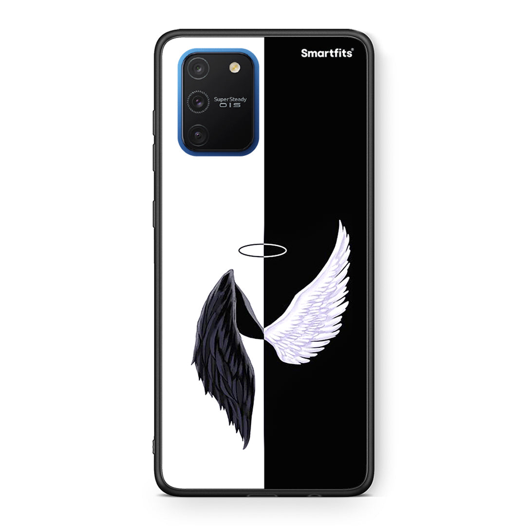 Samsung Galaxy S10 Lite Angels Demons θήκη από τη Smartfits με σχέδιο στο πίσω μέρος και μαύρο περίβλημα | Smartphone case with colorful back and black bezels by Smartfits